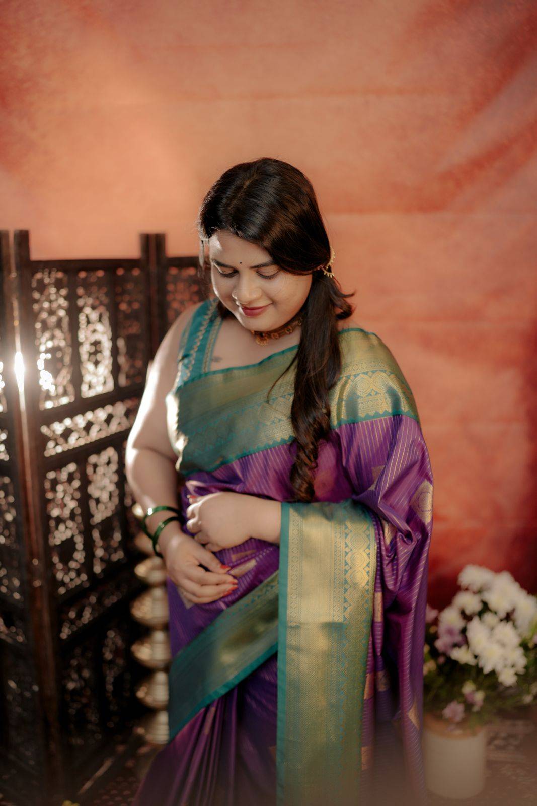 Semi Kanchipuram Silk Sarees